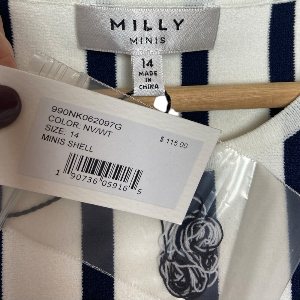 Milly Mini Striped Sleeveless Top - Picture 3 of 3